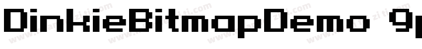 DinkieBitmapDemo 9px字体转换